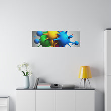 Load image into Gallery viewer, Colors Dripping Matte Canvas