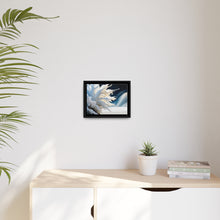 Load image into Gallery viewer, Unique White Matte Canvas, Black Frame