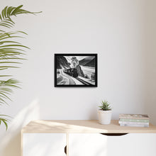 Load image into Gallery viewer, Train Matte Canvas, Black Frame