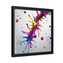 Load image into Gallery viewer, Unique Colorful Art Matte Canvas, Black Frame