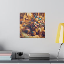Load image into Gallery viewer, Floral Scene Matte Canvas