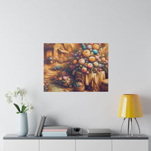 Load image into Gallery viewer, Floral Scene Matte Canvas