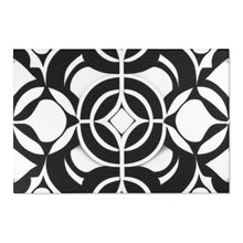 Load image into Gallery viewer, Elegant Black and White Area Rug
