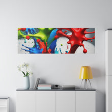 Load image into Gallery viewer, Splash colors Matte Canvas, Stretched
