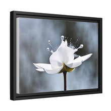 Load image into Gallery viewer, White Petals Flower Matte Canvas, Black Frame