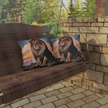 Load image into Gallery viewer, Lion Outdoor Pillow