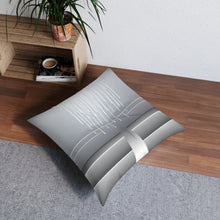 Load image into Gallery viewer, Grey Design Tufted Floor Pillow, Square