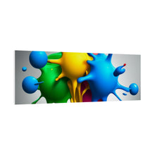 Load image into Gallery viewer, Colors Dripping Matte Canvas