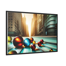 Load image into Gallery viewer, Marbles Matte Canvas, Black Frame