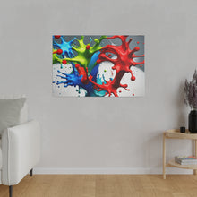 Load image into Gallery viewer, Splash colors Matte Canvas, Stretched