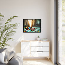 Load image into Gallery viewer, Marbles Matte Canvas, Black Frame