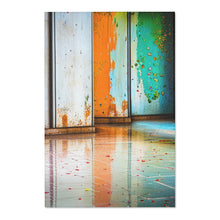 Load image into Gallery viewer, Area Rug Teal and Orange