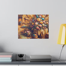 Load image into Gallery viewer, Floral Scene Matte Canvas