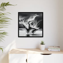 Load image into Gallery viewer, Unique Matte Canvas, Black Frame