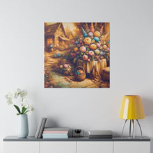 Load image into Gallery viewer, Floral Scene Matte Canvas