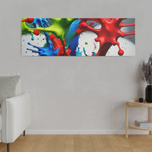 Load image into Gallery viewer, Splash colors Matte Canvas, Stretched