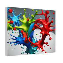Load image into Gallery viewer, Splash colors Matte Canvas, Stretched