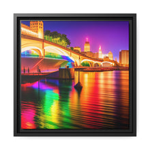 Load image into Gallery viewer, Beautiful City Matte Canvas, Black Frame