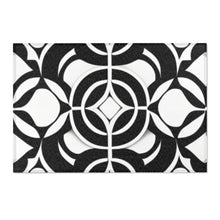 Load image into Gallery viewer, Elegant Black and White Area Rug