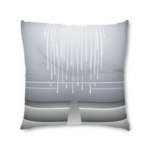 Load image into Gallery viewer, Grey Design Tufted Floor Pillow, Square