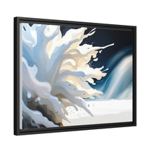 Load image into Gallery viewer, Unique White Matte Canvas, Black Frame