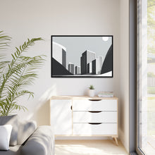 Load image into Gallery viewer, City Matte Canvas, Black Frame