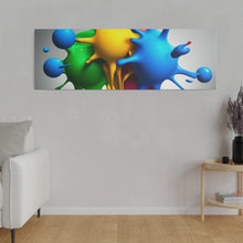 Load image into Gallery viewer, Colors Dripping Matte Canvas