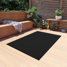 Load image into Gallery viewer, Black Outdoor Rug