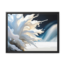 Load image into Gallery viewer, Unique White Matte Canvas, Black Frame