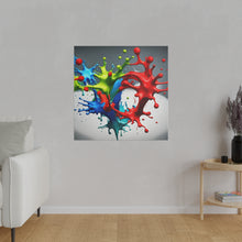 Load image into Gallery viewer, Splash colors Matte Canvas, Stretched