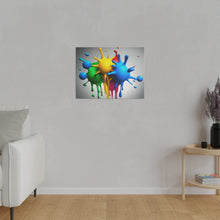 Load image into Gallery viewer, Colors Dripping Matte Canvas