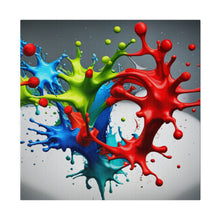Load image into Gallery viewer, Splash colors Matte Canvas, Stretched