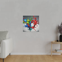 Load image into Gallery viewer, Splash colors Matte Canvas, Stretched