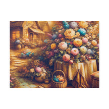 Load image into Gallery viewer, Floral Scene Matte Canvas