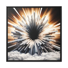 Load image into Gallery viewer, Unique Matte Canvas In Black Frame