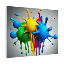 Load image into Gallery viewer, Colors Dripping Matte Canvas