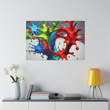 Load image into Gallery viewer, Splash colors Matte Canvas, Stretched