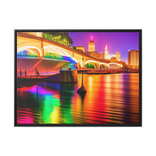 Load image into Gallery viewer, Beautiful City Matte Canvas, Black Frame