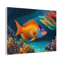 Load image into Gallery viewer, Colorful Fish Matte Canvas, Stretched, 0.75"