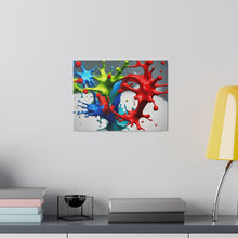 Load image into Gallery viewer, Splash colors Matte Canvas, Stretched