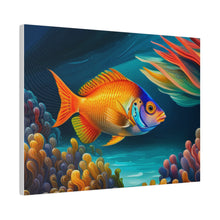 Load image into Gallery viewer, Colorful Fish Matte Canvas, Stretched, 0.75"