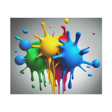 Load image into Gallery viewer, Colors Dripping Matte Canvas