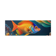 Load image into Gallery viewer, Colorful Fish Matte Canvas, Stretched, 0.75"