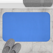 Load image into Gallery viewer, Blue Pattern Bath Mat