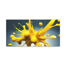 Load image into Gallery viewer, Yellow Matte Canvas, Stretched, 1.25"