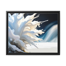 Load image into Gallery viewer, Unique White Matte Canvas, Black Frame
