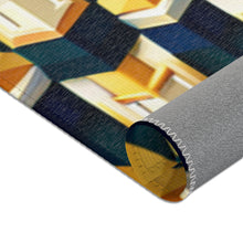 Load image into Gallery viewer, Yellow and Blue Area Rug