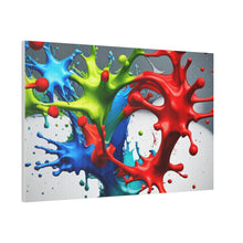 Load image into Gallery viewer, Splash colors Matte Canvas, Stretched