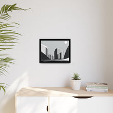 Load image into Gallery viewer, City Matte Canvas, Black Frame