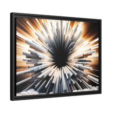 Load image into Gallery viewer, Unique Matte Canvas In Black Frame